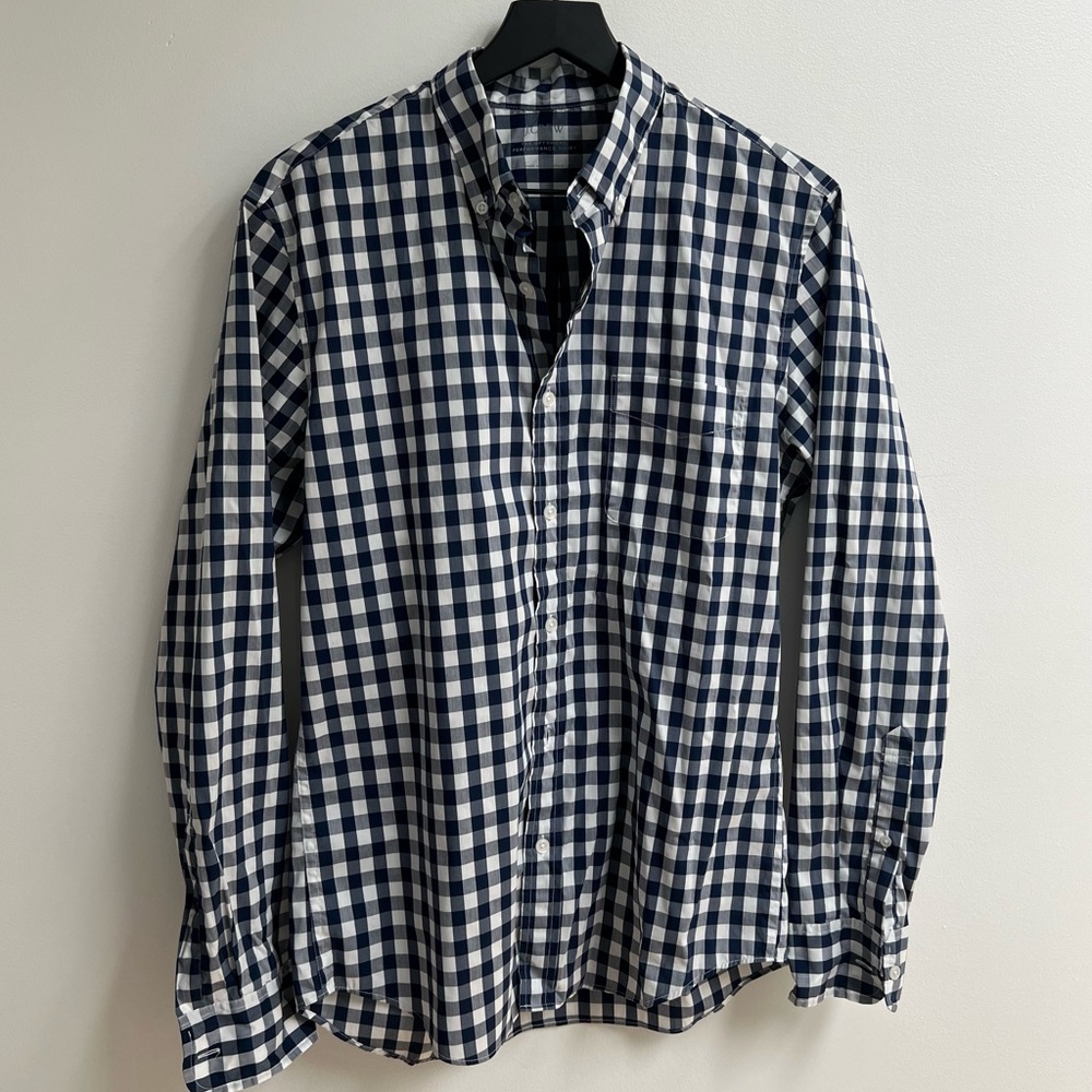 J Crew Men’s Plaid Button Down